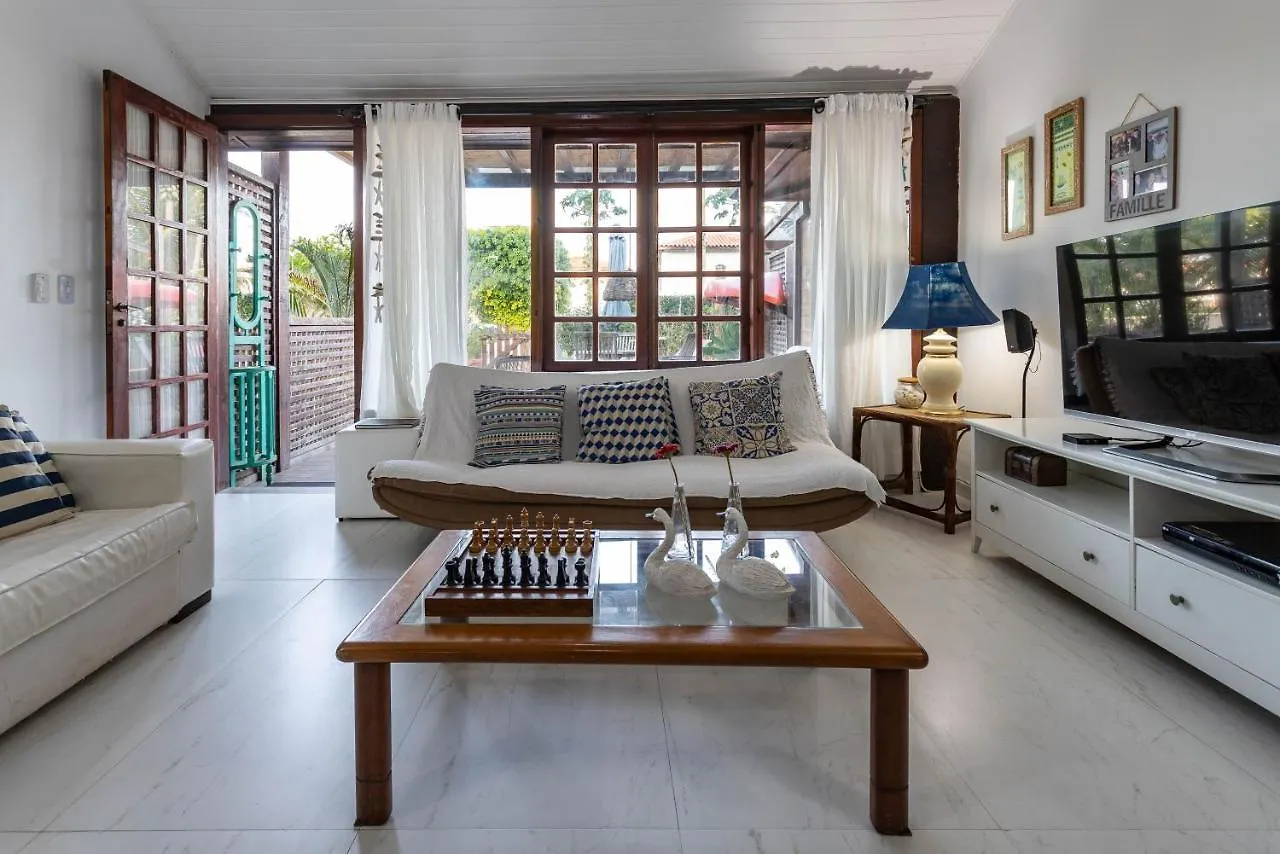Tatil Evi Condominio Buzios Resort - Pe Na Areia - Casa 3 Suites